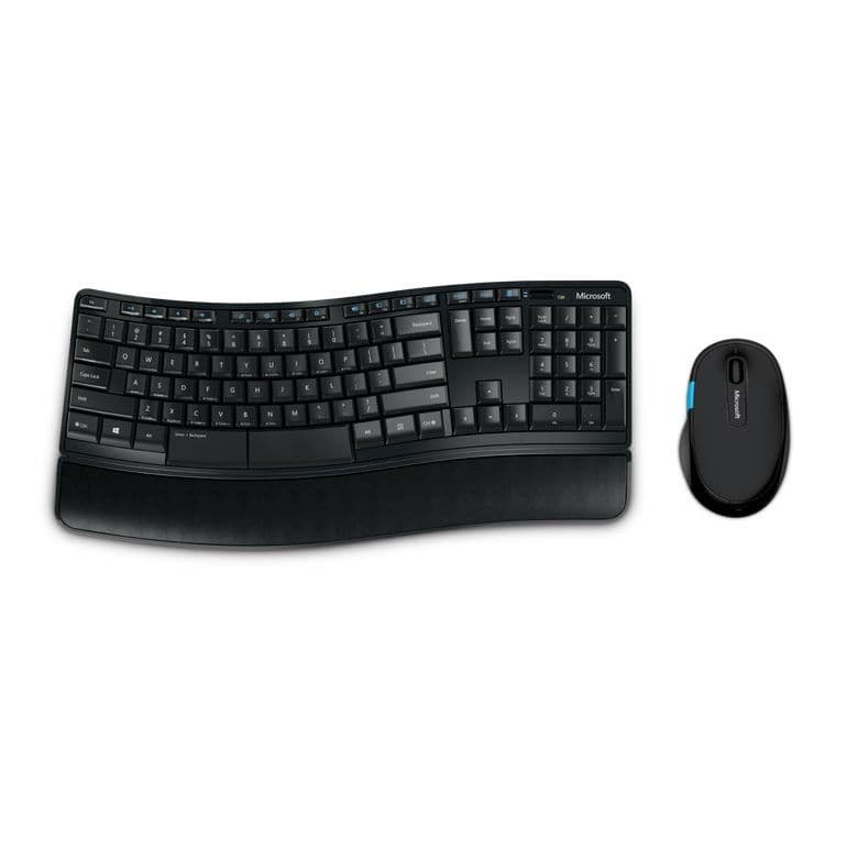Kit TASTATURA si Mouse Microsoft, "Sculpt Comfort", wireless, 104 taste format standard, mouse, 3/1 butoane, negru, "L3V-00021"