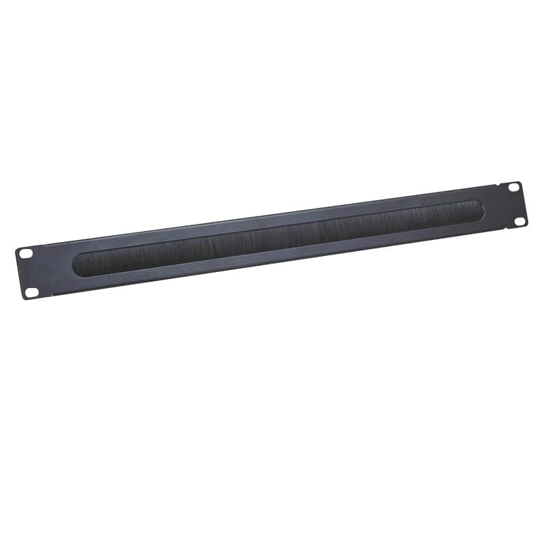 PANOU intrare cabluri LOGILINK, tip masca orizontala cu perii, 19 inch, 1U, negru, "ORCEB1B"