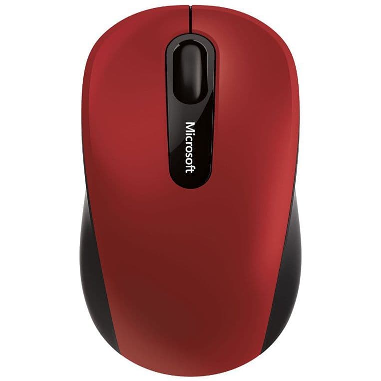 MOUSE MICROSOFT, "Mobile 3600", PC sau NB, wireless, Bluetooth, optic, 1000 dpi, butoane/scroll 3/1, rosu, "PN7-00013"