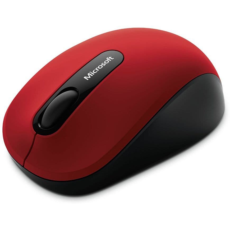 MOUSE MICROSOFT, "Mobile 3600", PC sau NB, wireless, Bluetooth, optic, 1000 dpi, butoane/scroll 3/1, rosu, "PN7-00013" — miniatură