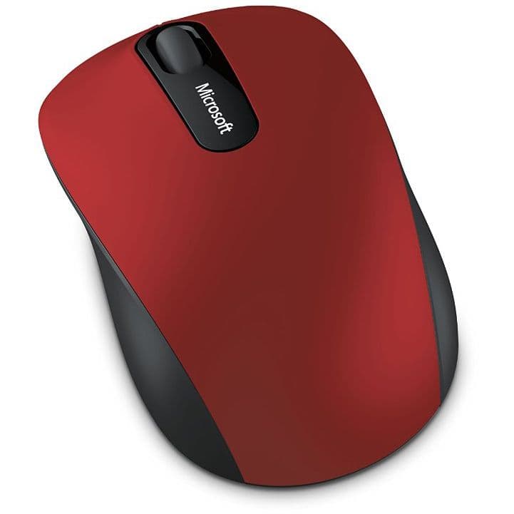 MOUSE MICROSOFT, "Mobile 3600", PC sau NB, wireless, Bluetooth, optic, 1000 dpi, butoane/scroll 3/1, rosu, "PN7-00013" — miniatură