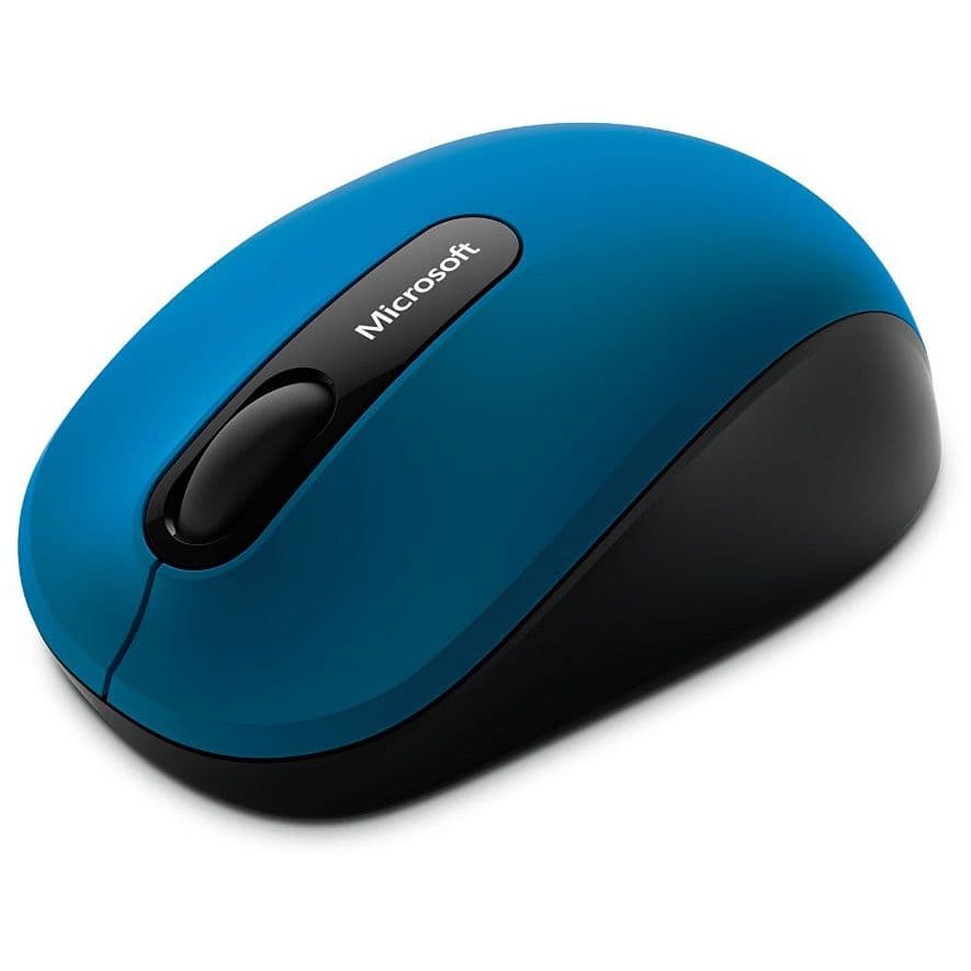 MOUSE MICROSOFT, "Mobile 3600", PC sau NB, wireless, Bluetooth, optic, 1000 dpi, butoane/scroll 3/1, albastru, "PN7-00023" — miniatură