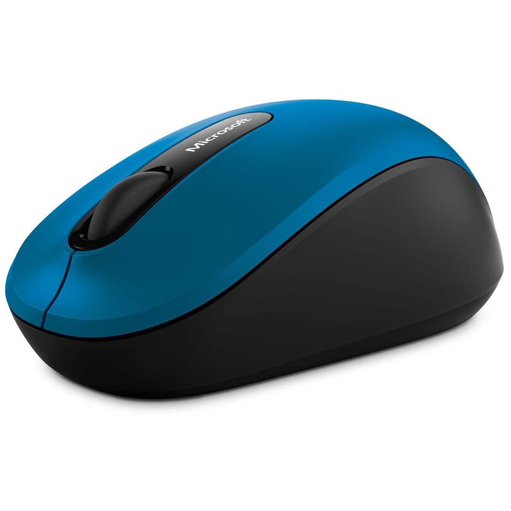 MOUSE MICROSOFT, "Mobile 3600", PC sau NB, wireless, Bluetooth, optic, 1000 dpi, butoane/scroll 3/1, albastru, "PN7-00023" — miniatură