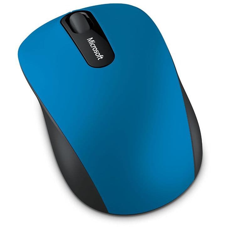 MOUSE MICROSOFT, "Mobile 3600", PC sau NB, wireless, Bluetooth, optic, 1000 dpi, butoane/scroll 3/1, albastru, "PN7-00023" — miniatură