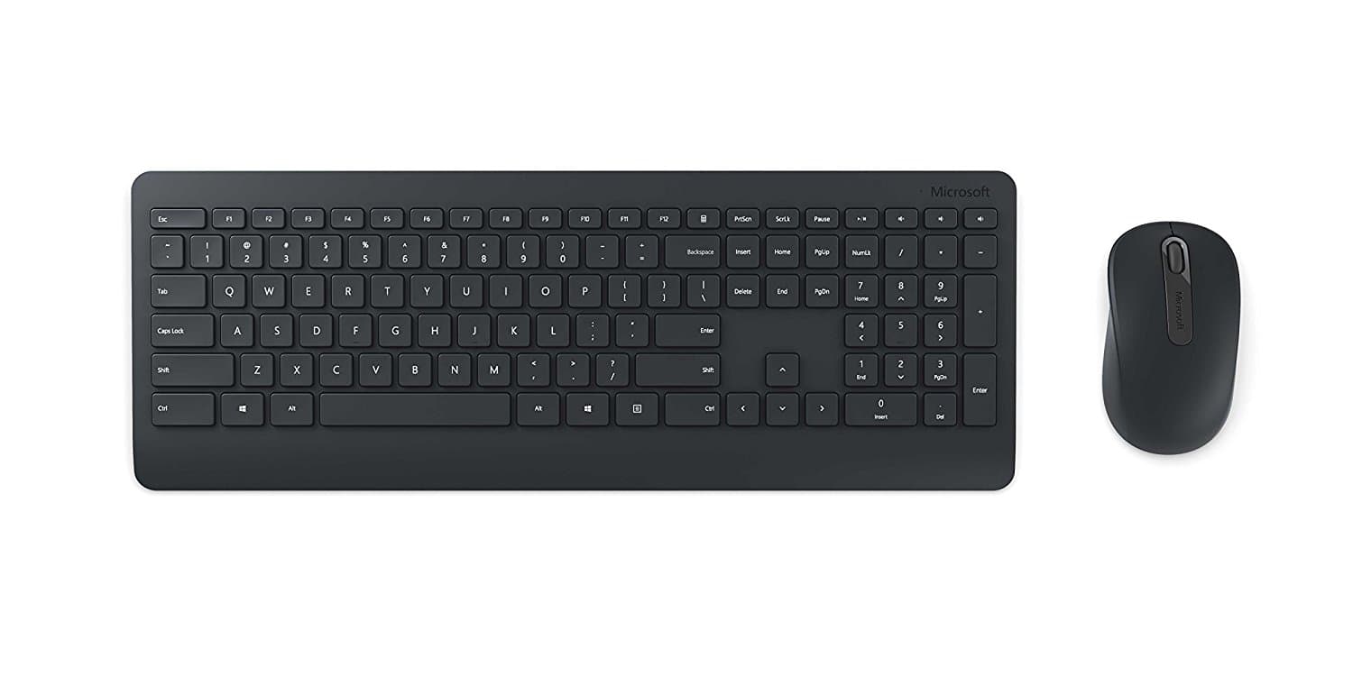 Kit TASTATURA si Mouse Microsoft, "Desktop 900", wireless, 109 taste format standard, mouse, 3/1 butoane, negru, "PT3-00021"