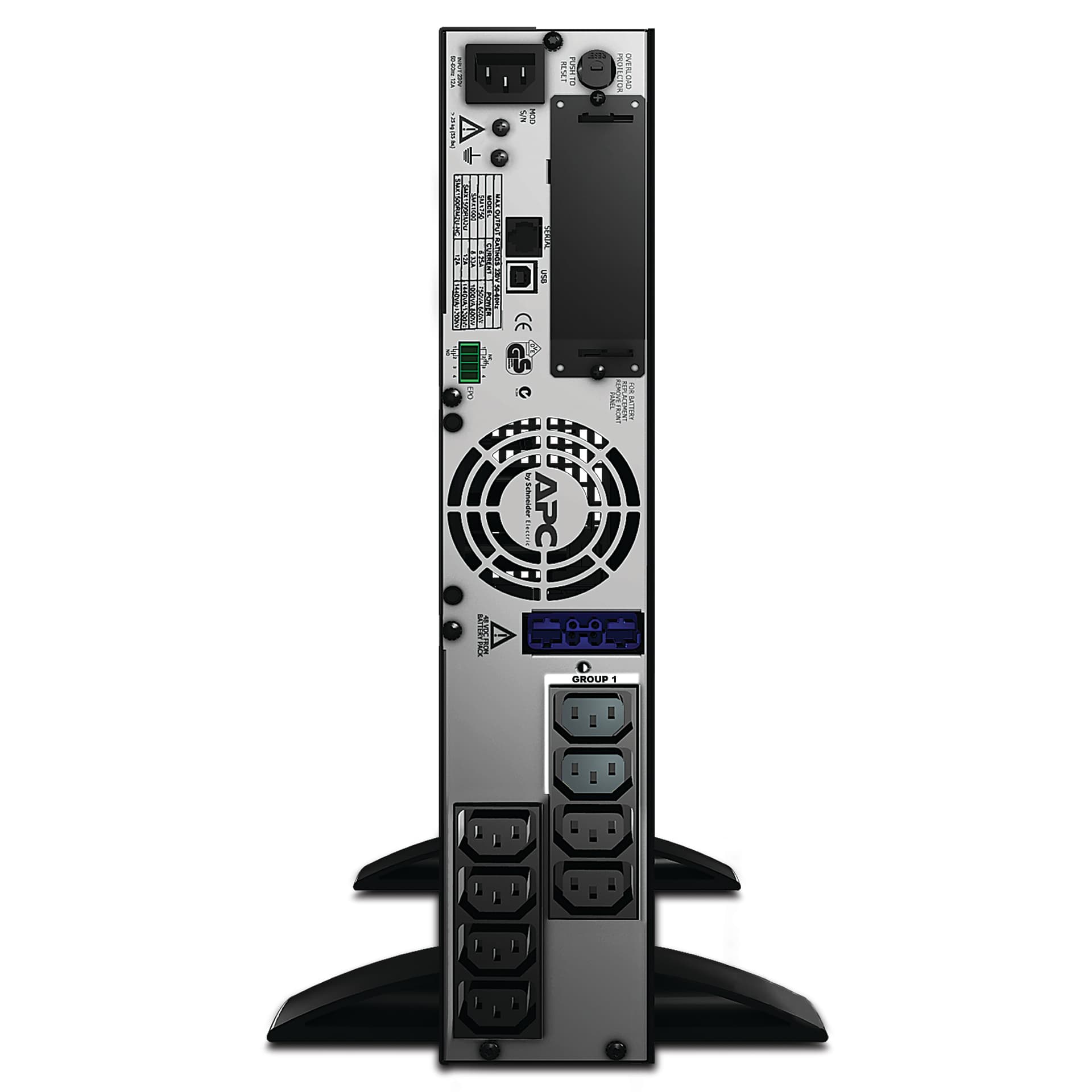 UPS APC,"Smart-UPS X",Line Int. sin pura mgmt,tower,rack,750VA / 600W,AVR,IECx8,1xAPCRBC116,LCD,31-40 min.,"SMX750I",prelungire garantie(WBEXTWAR1YR--02/WBEXTWAR3YR--02) — miniatură