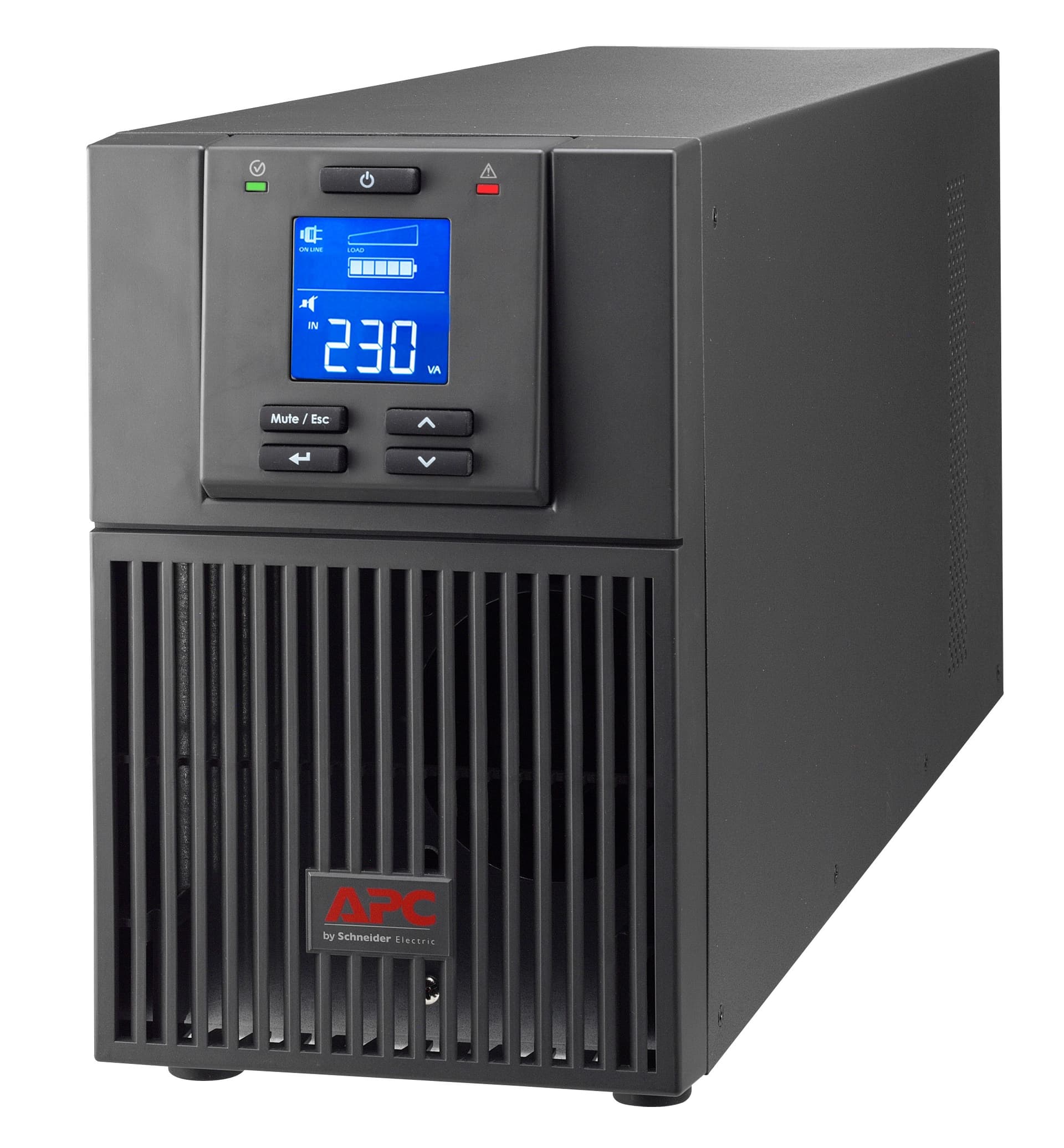 UPS APC, "Smart-UPS RV", Online cu sinusoida pura, mini tower, 1000VA/800W, AVR, IEC x 3, display LCD,"SRV1KI"