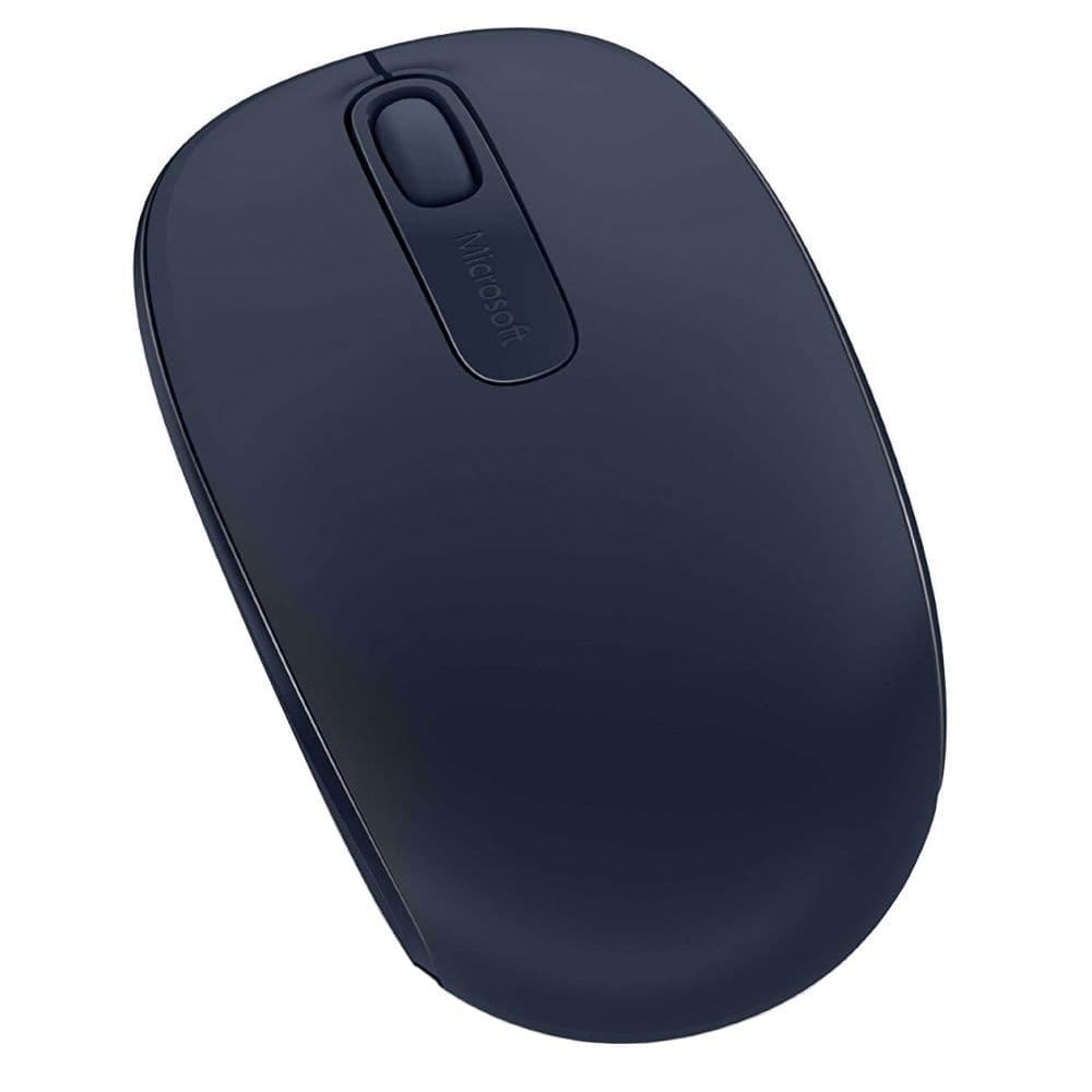 MOUSE MICROSOFT, "Mobile 1850", PC sau NB, wireless, 2.4GHz, optic, 1000 dpi, butoane/scroll 3/1, albastru, "U7Z-00013" — miniatură