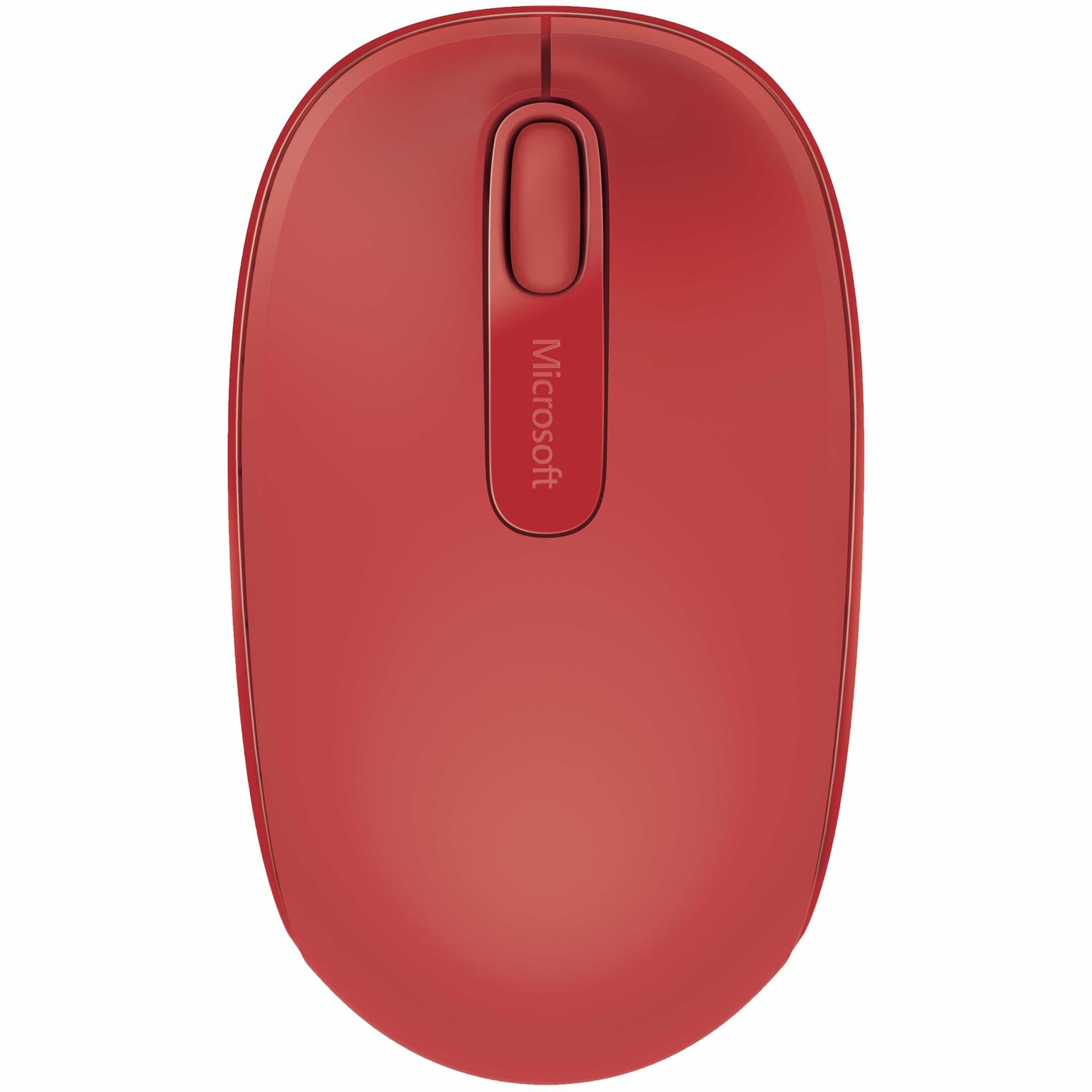MOUSE MICROSOFT, "Mobile 1850", PC sau NB, wireless, 2.4GHz, optic, 1000 dpi, butoane/scroll 3/1, rosu, "U7Z-00033"