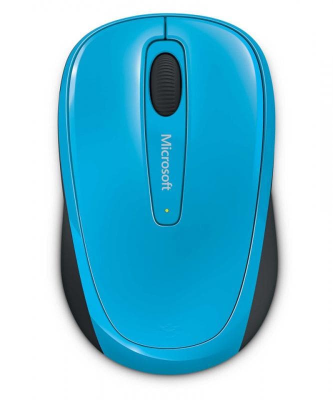 MOUSE MICROSOFT, "Mobile 3500", PC sau NB, wireless, 2.4GHz, optic, 1000 dpi, butoane/scroll 3/1, albastru, "GMF-00271"