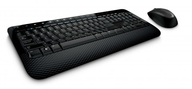 Kit TASTATURA si Mouse Microsoft, "Desktop 2000", wireless, 113 taste format standard, mouse, 3/1 butoane, negru, "M7J-00015" — miniatură