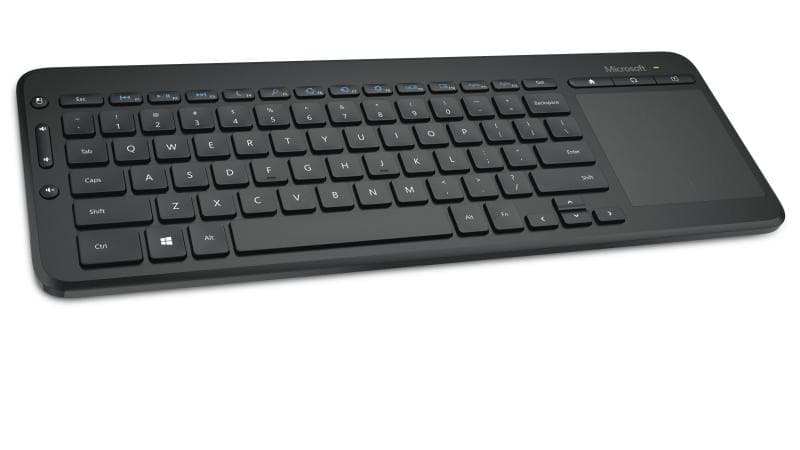 TASTATURI MICROSOFT, "All in one media", wireless, 83 taste format TKL (fara keypad), Wireless (2.4 GHz), negru, "N9Z-00022" — miniatură