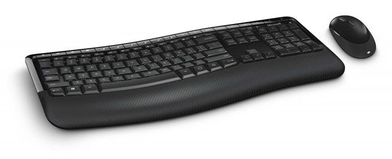 KIt TASTATURA si Mouse Microsoft, "Comfort Desktop 5050", wireless, 125 taste format standard, mouse, 3/1 butoane, negru, "PP4-00019"