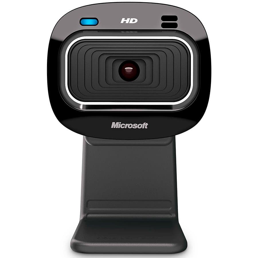 CAMERA web MICROSOFT LifeCam HD-3000, HD 720 rez 1280 x 720, USB 2.0, microfon, negru, "T3H-00012" — miniatură