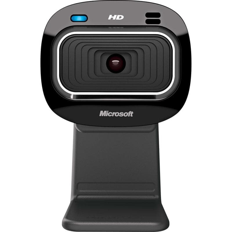 CAMERA web MICROSOFT LifeCam HD-3000, HD 720 rez 1280 x 720, USB 2.0, microfon, negru, "T4H-00004" — miniatură