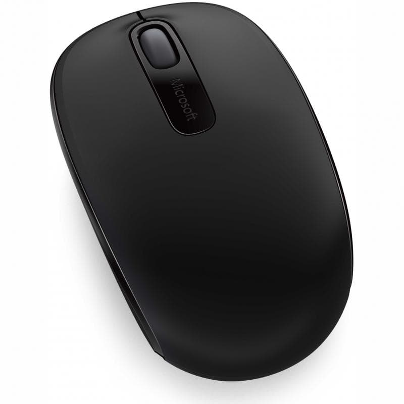 MOUSE MICROSOFT, "Mobile 1850", PC sau NB, wireless, 2.4GHz, optic, 1000 dpi, butoane/scroll 3/1, negru, "U7Z-00003" — miniatură