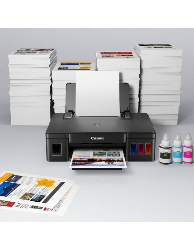 Imprimanta Inkjet CISS Color Canon Pixma G1411, A5, Functii: Impr.,Viteza de Printare Monocrom: 8.8ipm,Viteza de printare color: 5ipm,Conectivitate:USB, Duplex:Nu, ADF:Nu "2314C025AA" — miniatură