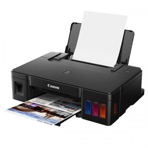 Imprimanta Inkjet CISS Color Canon Pixma G1411, A5, Functii: Impr.,Viteza de Printare Monocrom: 8.8ipm,Viteza de printare color: 5ipm,Conectivitate:USB, Duplex:Nu, ADF:Nu "2314C025AA" — miniatură