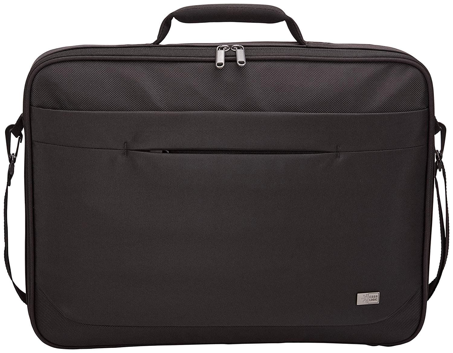 GEANTA CASE LOGIC, pt. notebook de max. 17.3 inch, 1 compartiment, buzunar frontal x 2, waterproof, poliester, negru, "ADVB-117 BLACK"/3203991 — miniatură