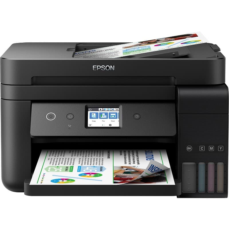 Multifunctional Inkjet CISS Color Epson L6190,A4,Functii:Impr|Scan|Cop|Fax,Vit Print Mono:33 ppm,Vit Print color:20 ppm,Conectiv:USB|Retea|WiFi,Duplex:Da,ADF:ADF, "C11CG19402"