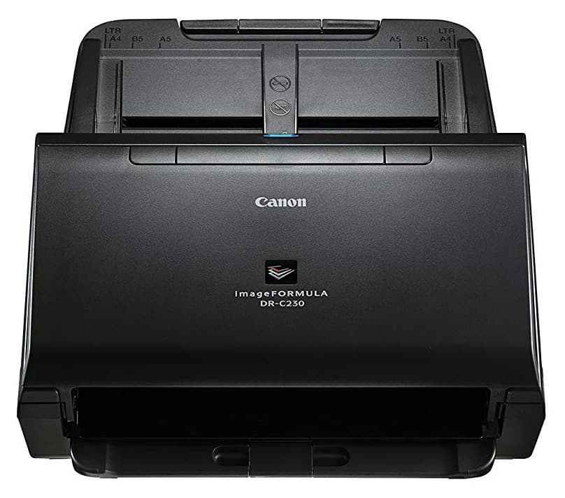 SCANNER CANON DRC230, A4, tip sheetfed, duplex, viteza de scanare: Alb-negru : 30 ppm/60ipm, Color: 30ppm/60ipm, rez. optica 600dpi, senzor CIS, alimentator 60 coli, "2646C003AA"