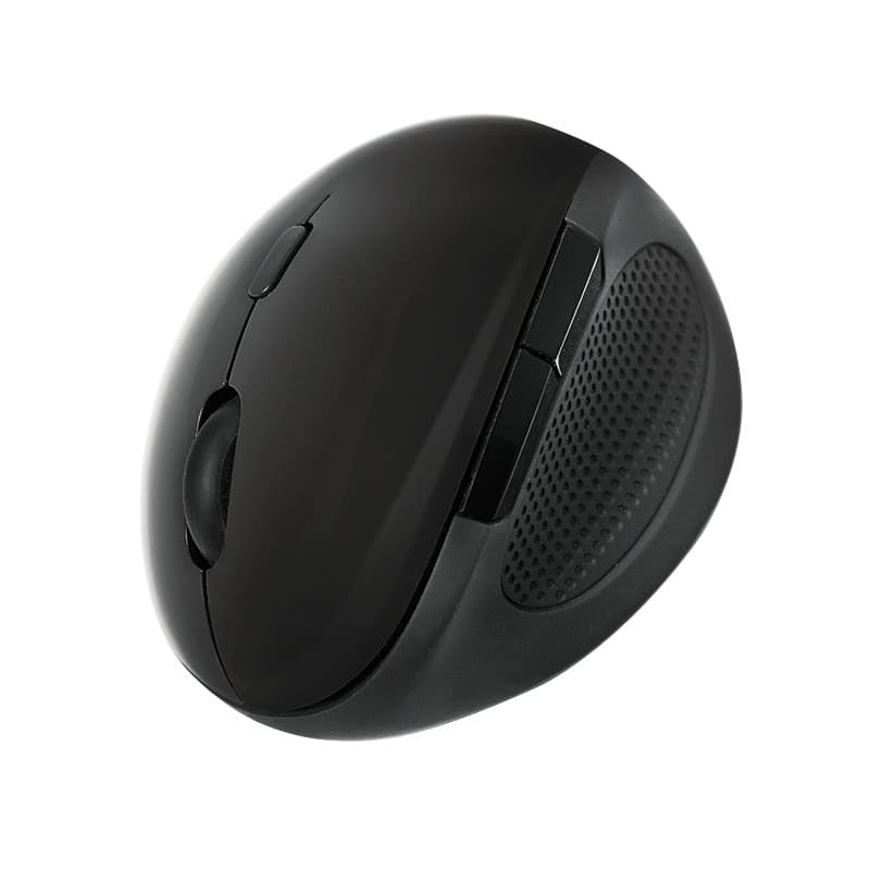 MOUSE Logilink, PC sau NB, wireless, 2.4GHz, optic, 1600 dpi, butoane/scroll 5/1, ergonomic, negru, "ID0139" — miniatură
