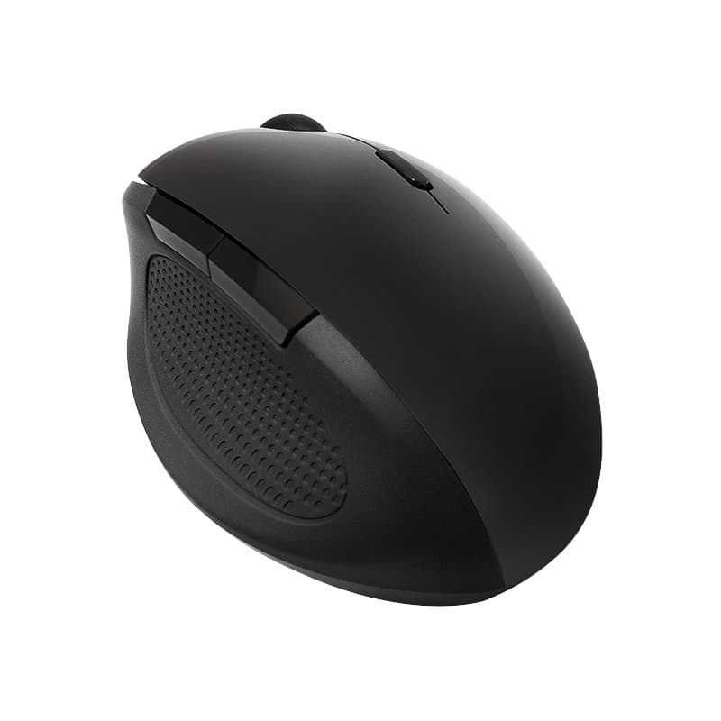 MOUSE Logilink, PC sau NB, wireless, 2.4GHz, optic, 1600 dpi, butoane/scroll 5/1, ergonomic, negru, "ID0139" — miniatură
