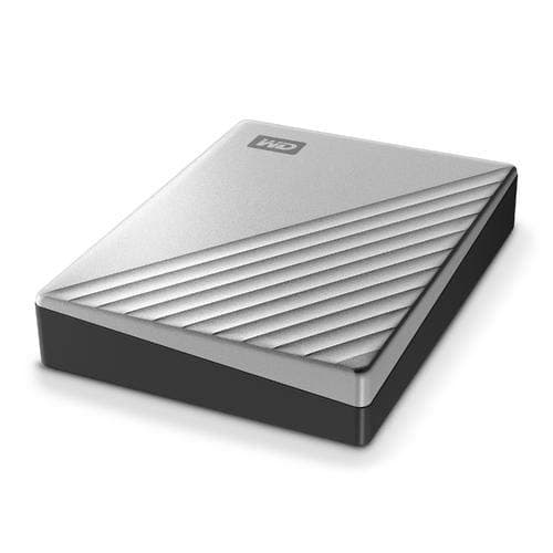 HDD extern WD 4 TB, My Passport Ultra, 2.5 inch, USB 3.0, argintiu, "WDBFTM0040BSL-WESN" — miniatură
