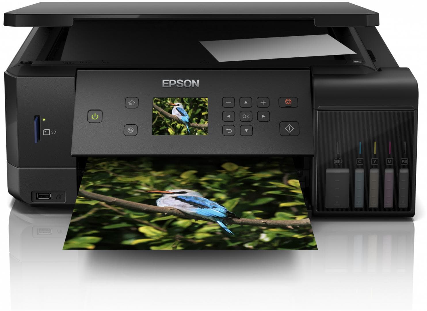 Multifunctional Inkjet CISS Color Epson L7160, A4, Functii:Impr|Scan|Cop,Viteza Print Mono:32 ppm,Viteza Print color:32 ppm,Conectiv:USB|Retea|WiFi,Duplex:Da,ADF:Nu, "C11CG15402"