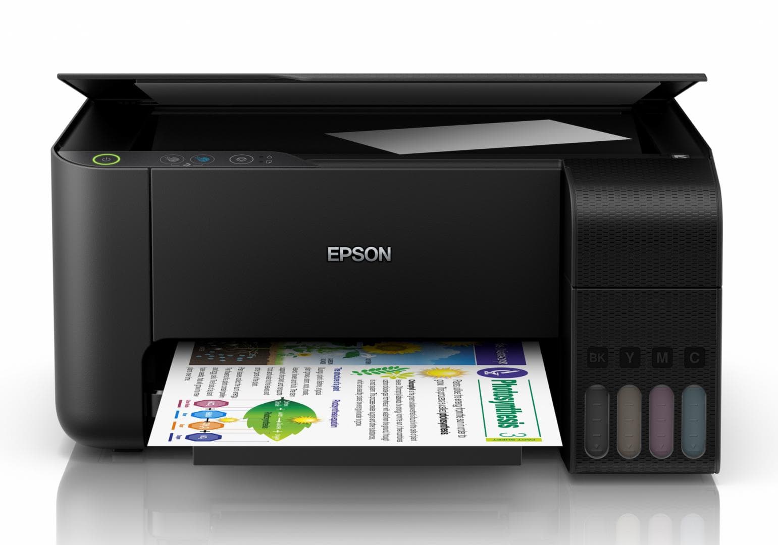 Multifunctional Inkjet CISS Color Epson, L3110, A4, Functii:Impr|Scan|Cop,Viteza Print Mono:33 ppm,Viteza Print color:15 ppm,Conectiv:USB,Duplex:nu,ADF:Nu, "C11CG87401"