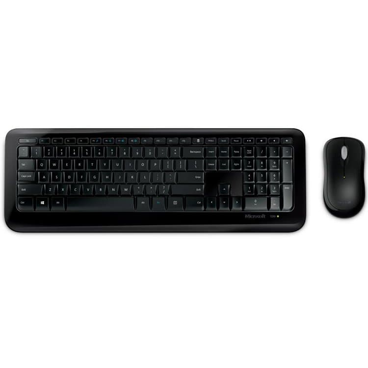 Kit TASTATURA si Mouse Microsoft, "Desktop 850", wireless, 109 taste format standard, mouse, 3/1 butoane, negru, "PY9-00015"