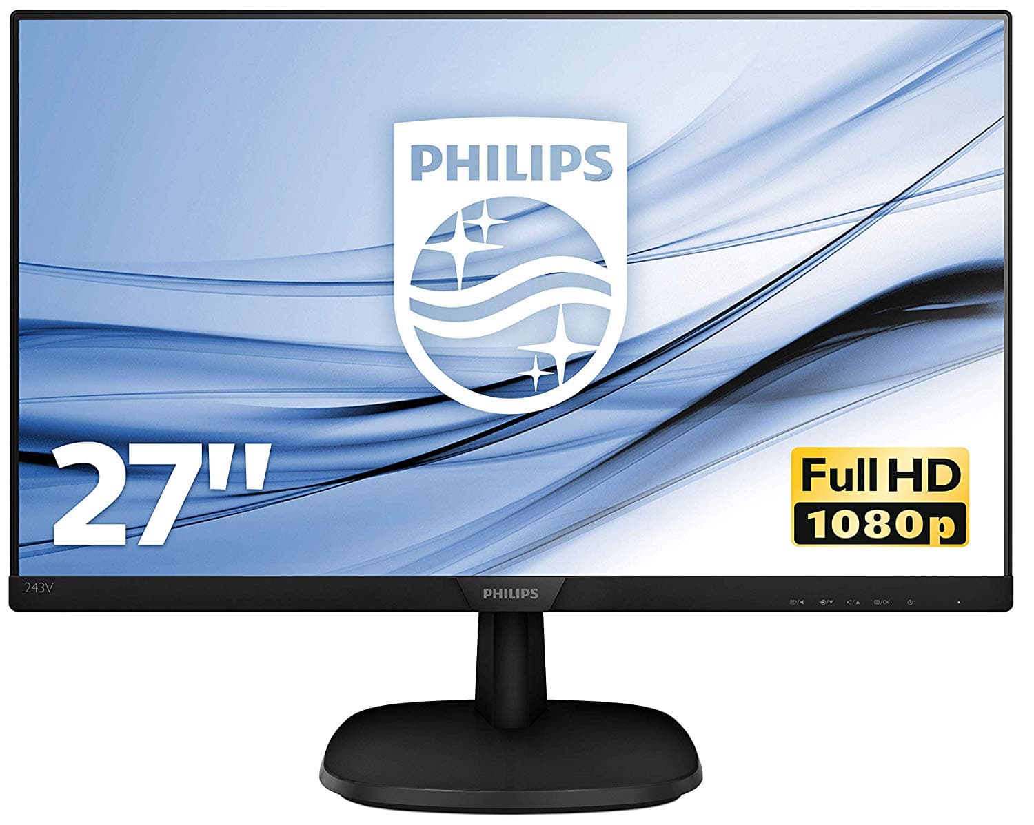 MONITOR PHILIPS 27", home, office, IPS, Full HD (1920 x 1080), Wide, 250 cd/mp, 8 ms, VGA, DVI, "273V7QSB/00"