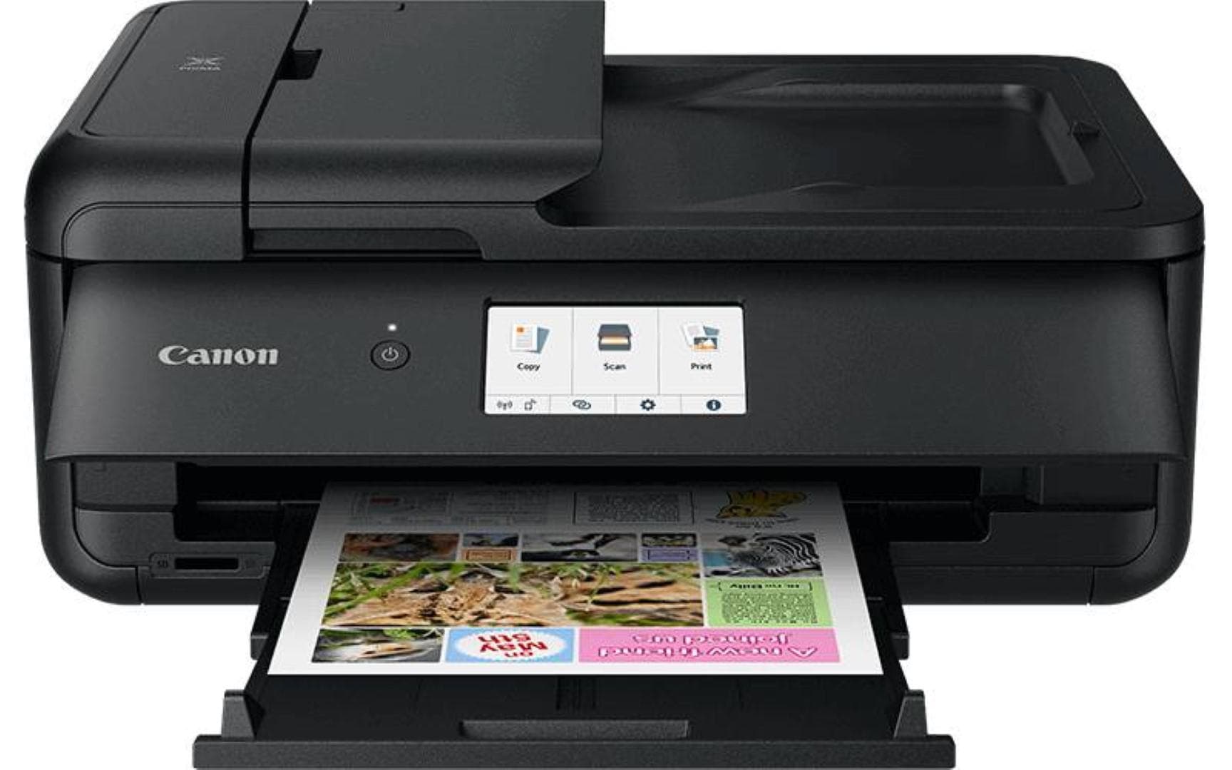 Multifunctional Inkjet Color Canon Pixma TS9550, A4, Functii:Impr|Scan|Cop,Viteza Print Mono:15ppm,Viteza Print color:10ppm,Conectiv:USB|Ret|WiFi,Duplex:Da,ADF:ADF "2988C006AA"