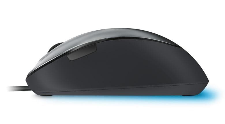 MOUSE MICROSOFT, "Comfort 4500", PC sau NB, cu fir, USB, optic, 1000 dpi, butoane/scroll 5/1, negru, "4EH-00002" — miniatură