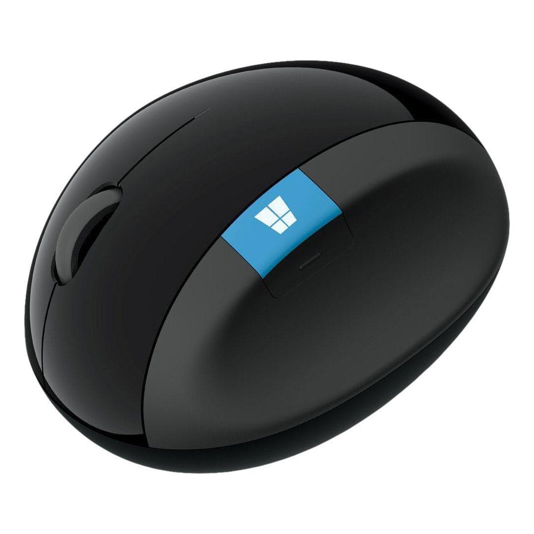 MOUSE MICROSOFT, "Sculpt Ergonomic", PC sau NB, wireless, 2.4GHz, optic, 1000 dpi, butoane/scroll 4/1, negru, "5LV-00002"