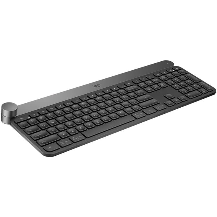 LOGITECH Wireless Keyboard CRAFT with creative input dial - BT - INTNL - US International layout "920-008504" — miniatură