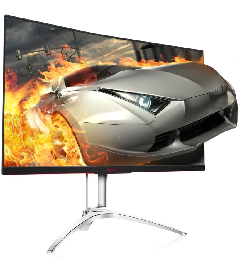 MONITOR AOC 27" gaming, MVA, Full HD (1920 x 1080), Wide, curbat, 250 cd/mp, 1 ms, VGA, HDMI x 2, DisplayPort, "AG272FCX6"
