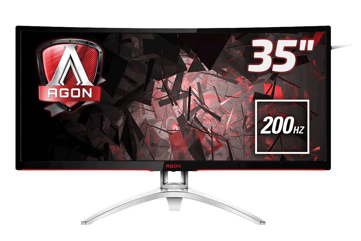MONITOR AOC 35" gaming, MVA, UW-UXGA (DCI 2K+) (2560 x 1080), Ultra Wide, curbat, 300 cd/mp, 4 ms, VGA, HDMI, DisplayPort, "AG352QCX"
