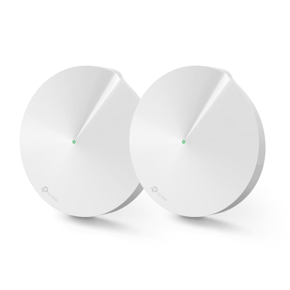 MESH TP-LINK, wireless, router AC2200, pt interior, 2200 Mbps, port LAN si WAN Gigabit, 2.4 GHz | 5 GHz, antena interna x 8, standard 802.11ac, "Deco M9 Plus(2-pack)" — miniatură