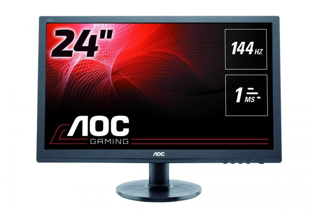 MONITOR AOC 24" gaming, TN, Full HD (1920 x 1080), Wide, 350 cd/mp, 1 ms, VGA, DVI, HDMI, DisplayPort, "G2460FQ"