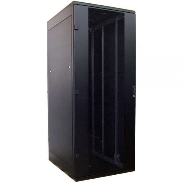 TRITON RACK de PODEA 19" 27U 800x1000mm usa fata metal perforat panouri laterale/spate detasabile sectiuni ventilatie,sectiuni acces cab sus/jos/spate,picioare reglabile IP20 negru"RMA-27-L81-BAX-A1"