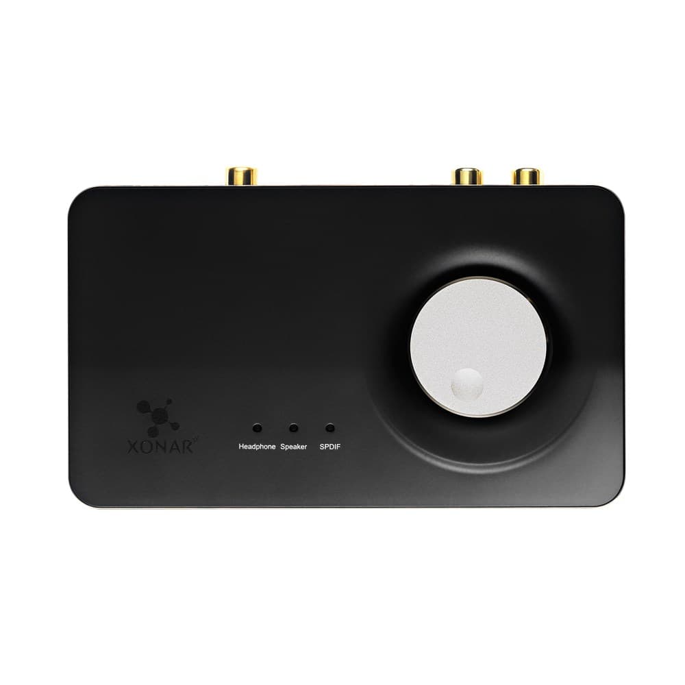PLACA de SUNET ASUS, extern, 7.1, interfata USB 2.0, conectori 3.5 mm jack x 4, S/PDIF, RCA x 2, "XONAR U7 MKII" — miniatură