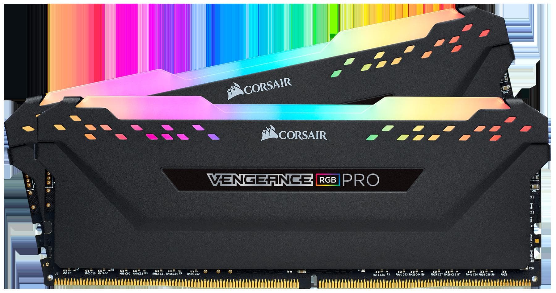 Memorie DDR Corsair - gaming DDR4 16 GB, frecventa 3000 MHz, 8 GB x 2 module, radiator, iluminare RGB, "CMW16GX4M2C3000C15"