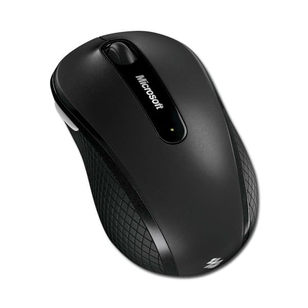 MOUSE MICROSOFT, "MOBILE 4000", PC sau NB, wireless, 2.4GHz, optic, nespecificat, butoane/scroll 4/1, negru, "D5D-00004" — miniatură
