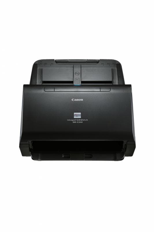 SCANNER CANON DRC240, A4, tip sheetfed, duplex,viteza de scanare:Alb-negru:45ppm/90ipm,Color:30ppm/60ipm, rez. Op. 600dpi, senzor CIS, alimentator 60 coli,USB 2.0 "EM0651C003AA" — miniatură