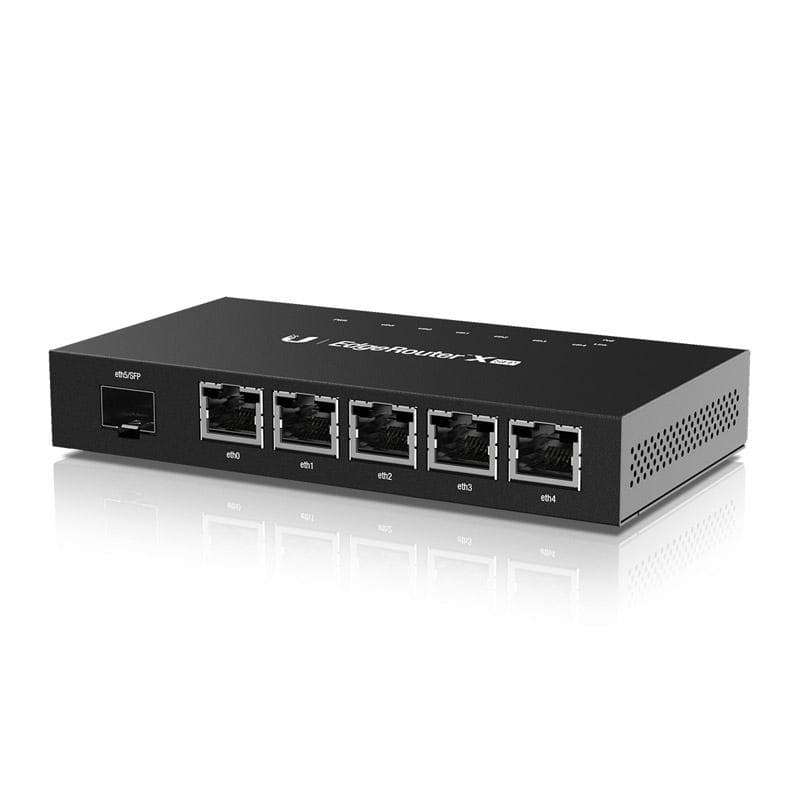 ROUTER Ubiquiti EdgeRouter, wired, port LAN 10/100/1000 x 4, port WAN 10/100/1000 x 1, "ER-X-SFP"