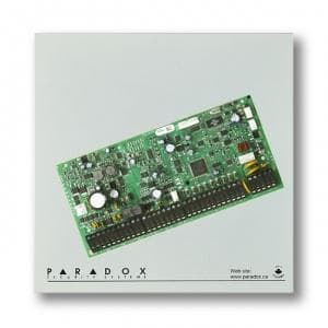 CENTRALA alarma PARADOX, 2x8 zone pe placa sau 192 zone adresabile si 8 partitii, 999 utilizatori, cutie inclusa, "EVO192PCB+CUTIEMET"