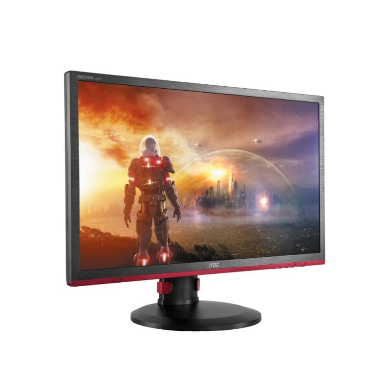 MONITOR AOC 23.6" gaming, TN, Full HD (1920 x 1080), Wide, 350 cd/mp, 1 ms, VGA, DVI, HDMI, DisplayPort, "G2460PF" — miniatură