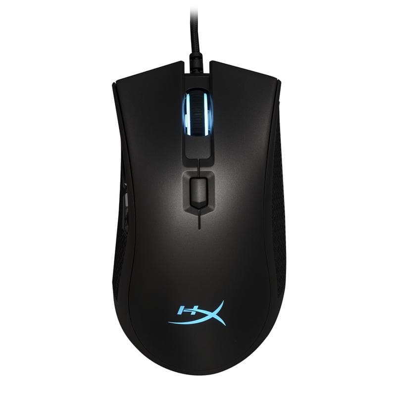 MOUSE KINGSTON, "Pulsefire", gaming, cu fir, USB, optic, 16000 dpi, butoane/scroll 6/1, iluminare, butoane programabile, negru, "HX-MC003B"