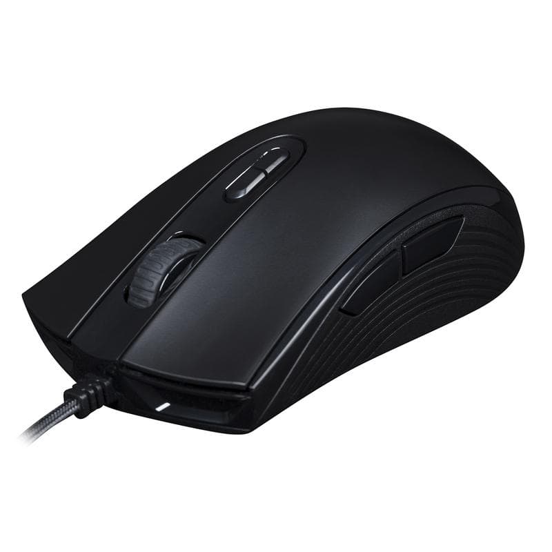 MOUSE KINGSTON, "Pulsefire Core", gaming, cu fir, USB, optic, 6200 dpi, butoane/scroll 7/1, iluminare, butoane programabile, negru, "HX-MC004B" — miniatură